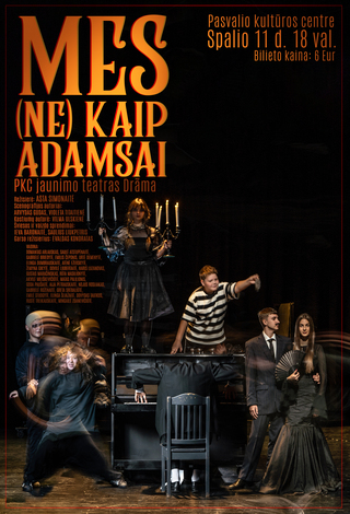 Tarptautinio teatrų festivalio „Theater cluster“  spektaklis premjera „Mes (ne) kaip Adamsai“ (Lietuva)