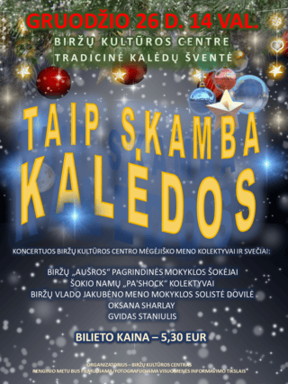 Tradicinė šventė „Taip skamba Kalėdos“