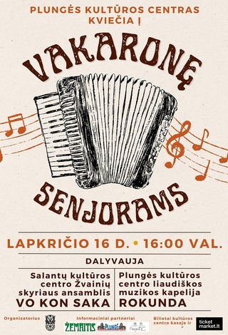 Liaudiškos muzikos vakaronė senjorams